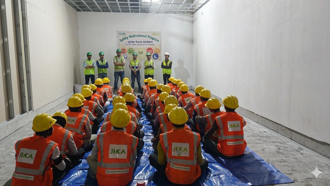Industrial safety training session at Vireon Safety Institute, Chhapra